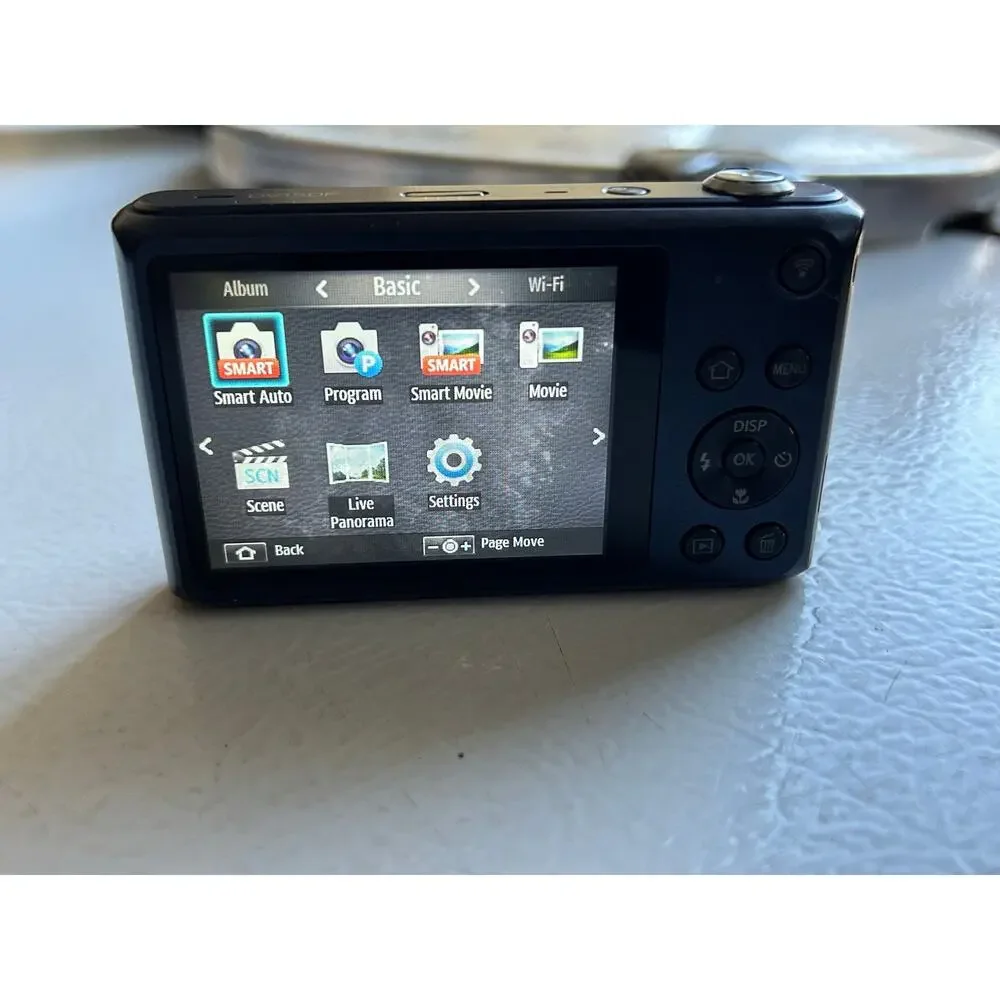 Samsung DV150F Digital Camera - has battery, no SD card, Charges with mini USB